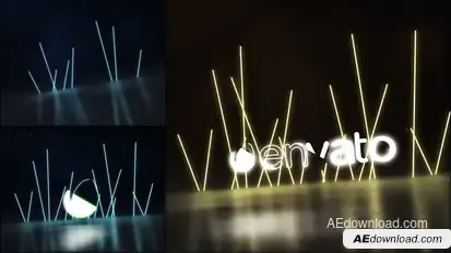 Neon Light Logo Logo Stings template preview