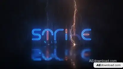 Neon Logo Logo Stings template preview
