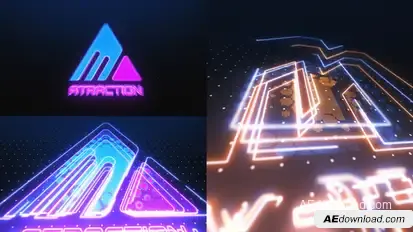 Neon Logo Logo Stings template preview