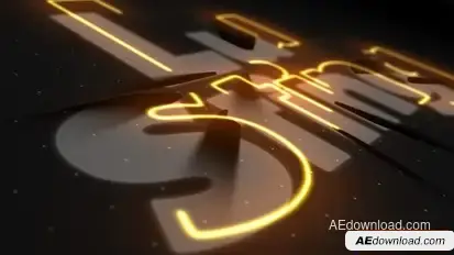 Neon Logo Reveal Openers template preview