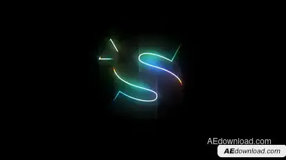 Neon Logo Reveal Logo Stings template preview