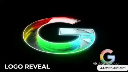 Neon Logo Reveal Logo Stings template preview
