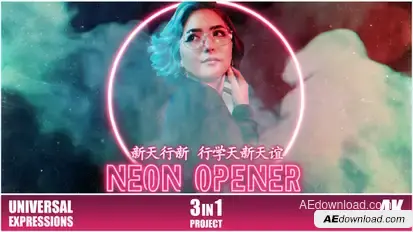 Neon Opener Openers template preview