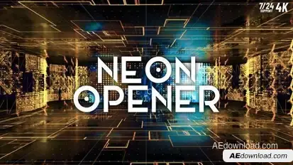 Neon Opener Openers template preview