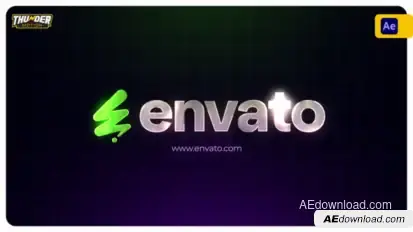 Neon Search Logo Reveal Logo Stings template preview