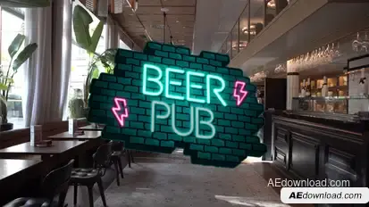 Neon Title Opener Openers template preview
