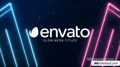 Neon Titles Opener Titles template preview