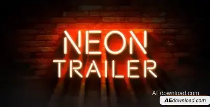 Neon Trailer Openers template preview