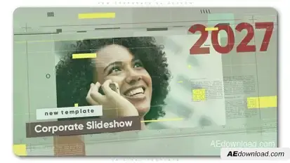 New Corporate Slideshow Openers template preview