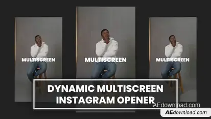 New Dynamic Multiscreen Instagram Opener Openers template preview