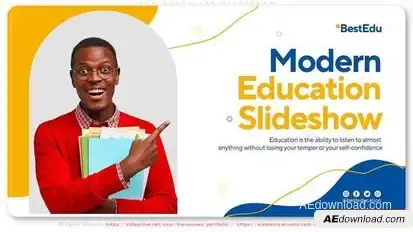 New Education Slideshow Openers template preview