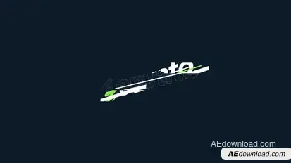 New Glitch Logo Intro Logo Stings template preview