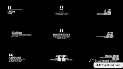 New Quotes | After Effects Titles template preview