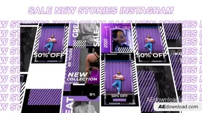 NEW Sale Stories Instagram Product Promo template preview