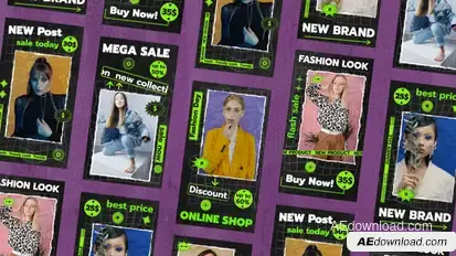New Sales Stories Titles template preview