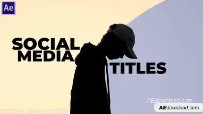 New Social Media Titles Titles template preview