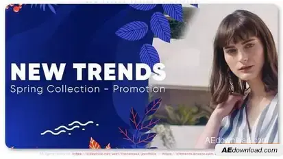 New Trends. Spring Collection Openers template preview