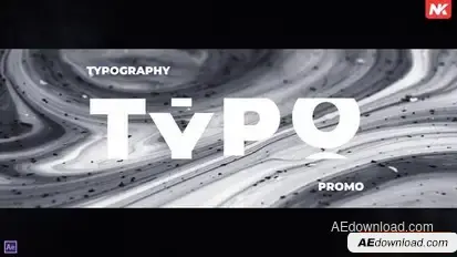 New Typography Promo Openers template preview