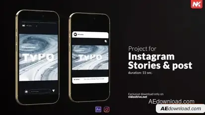 New Typography Stories Openers template preview