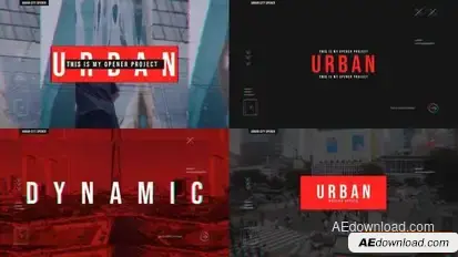 New Urban Intro Openers template preview