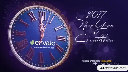New Year Countdown 2025 Openers template preview