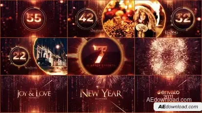 New Year Countdown 2022 Openers template preview