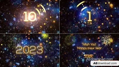 New Year Countdown 2026 Openers template preview