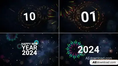 New Year Countdown 2026 // Happy New Year Openers template preview