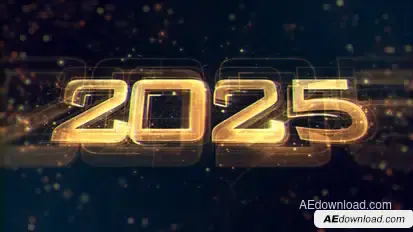 New Year Countdown 2025 Openers template preview