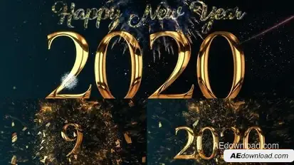 New Year Countdown Openers template preview