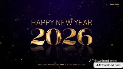 New Year Countdown Openers template preview