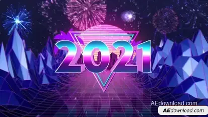 New Year Countdown - Retro Style Openers template preview