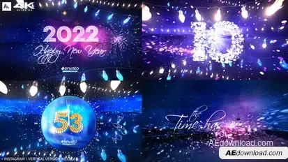New Year Eve Party Countdown 2025 Openers template preview
