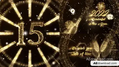 New Year Greetings Openers template preview