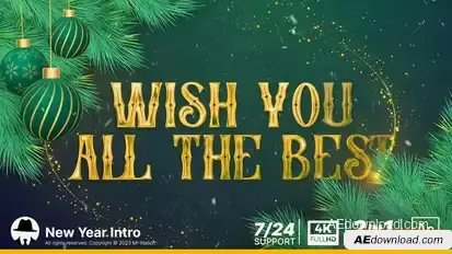 New Year Intro Opener Openers template preview