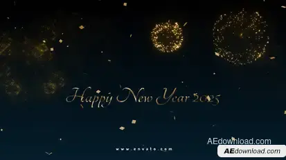 New Year Opener Titles template preview