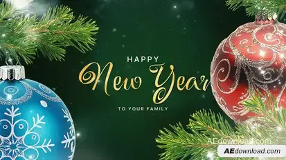 New Year Opener Titles template preview