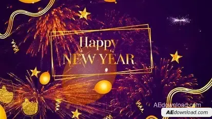 Videohive New Year Party Slideshow Video Displays template preview