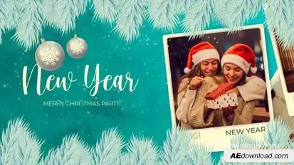New Year Photo Slideshow | Christmas Opener Openers template preview