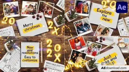 New Year Resolutions for After Effects Openers template preview