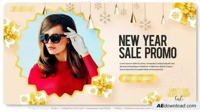 New Year Sale Product Promo template preview