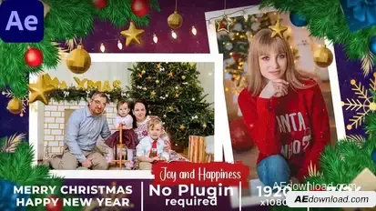 New Year Slideshow || Christmas Slideshow Video Displays template preview