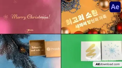 New Year Stop Motion Typography for After Effects Titles template preview