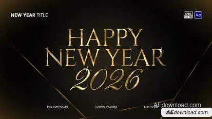 New Year Titles Titles template preview