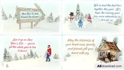 New Year Wishes And Greetings Openers template preview