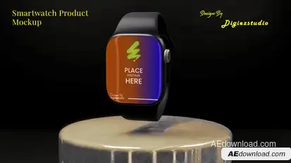 Newest Smartwatch Mockup Release Product Promo template preview