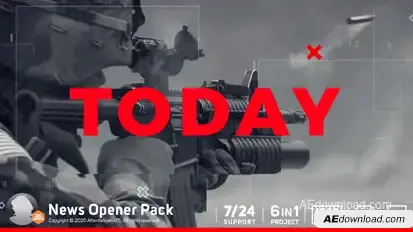 News broadcast-packages template preview