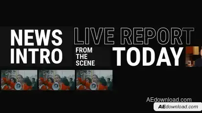 News Channel Intro broadcast-packages template preview