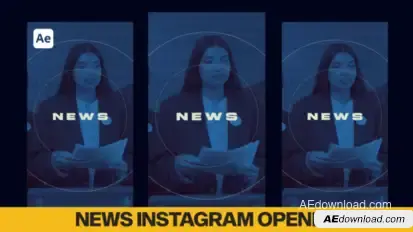 News Instagram Opener broadcast-packages template preview