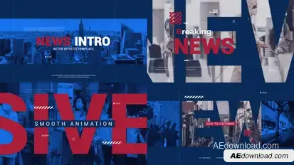 News Intro broadcast-packages template preview